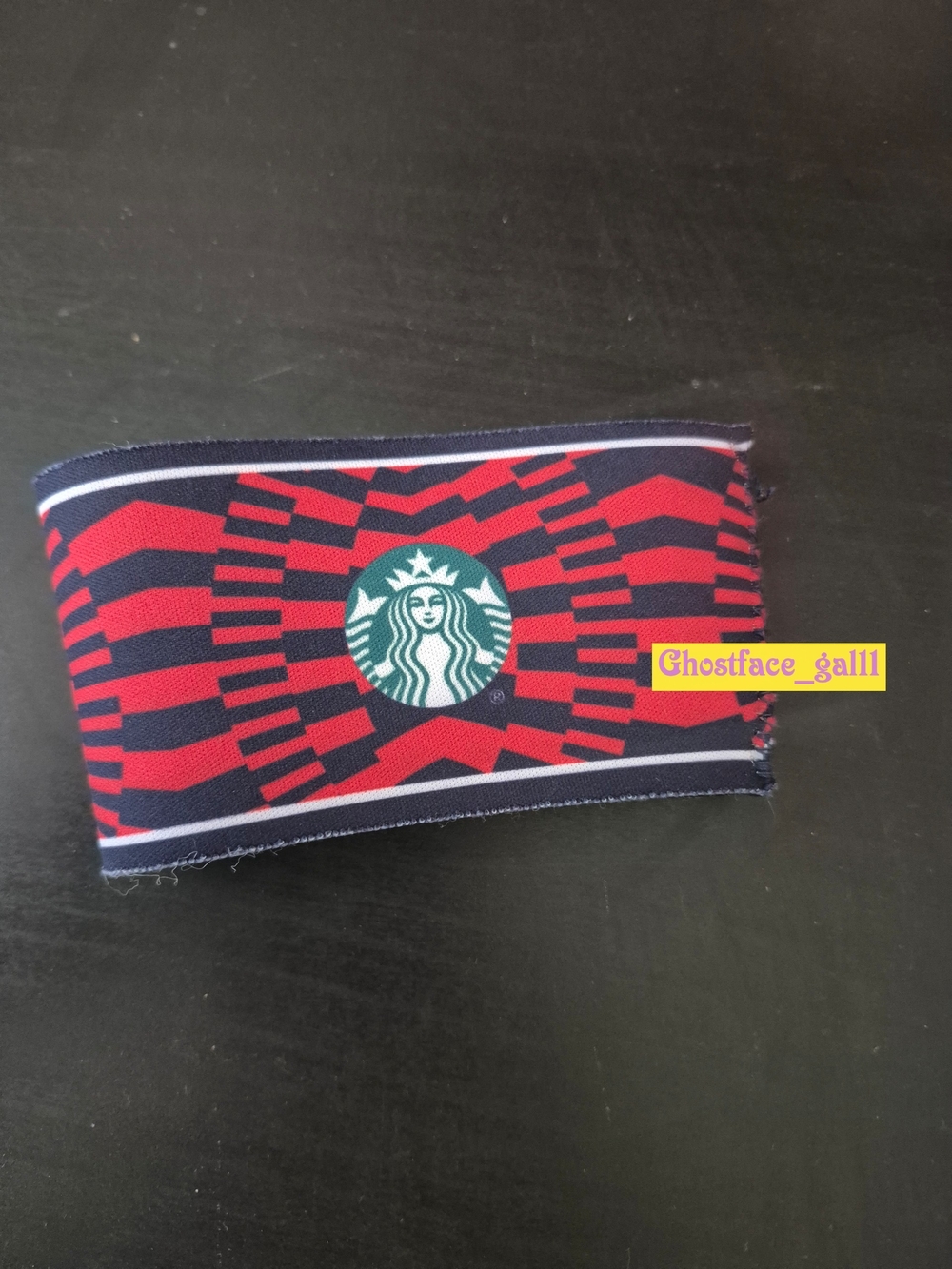Starbucks Red and Black Logo Cup Sleeve 2026 Soccer/FIFA